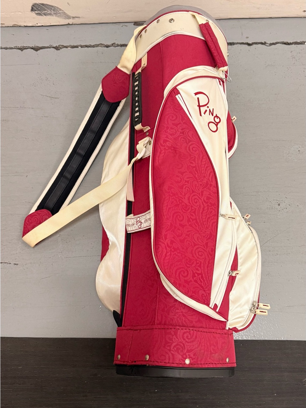 Vintage Ping Faith Golf Cart Bag 14 Way Divider